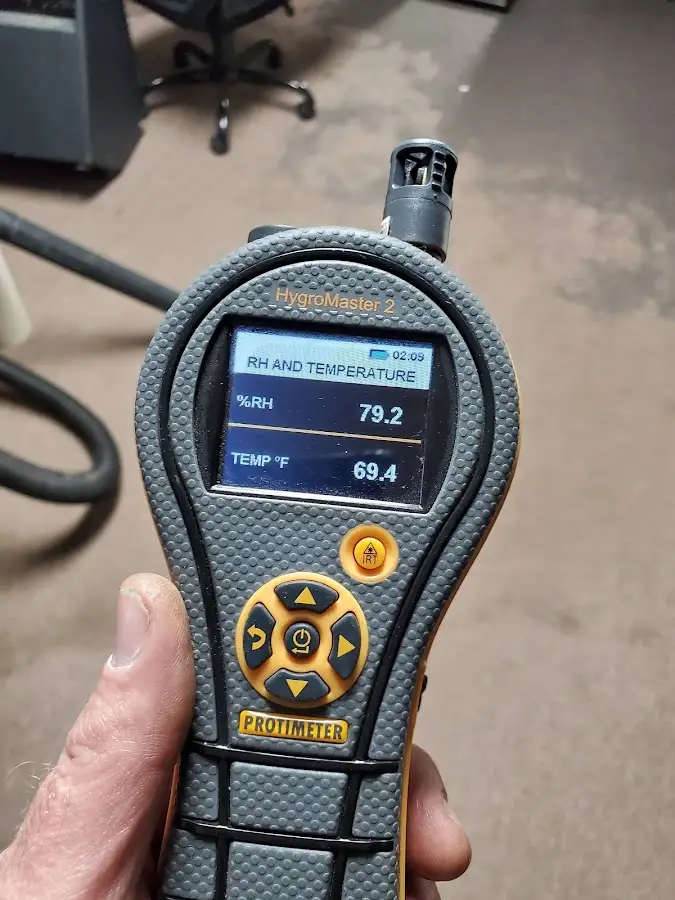 Moisture meter humidity assessment for Mold Remediation & Removal in Kendallville